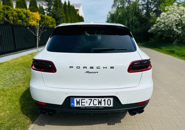 Porsche Macan cena 158500 przebieg: 128000, rok produkcji 2018 z Warszawa małe 191